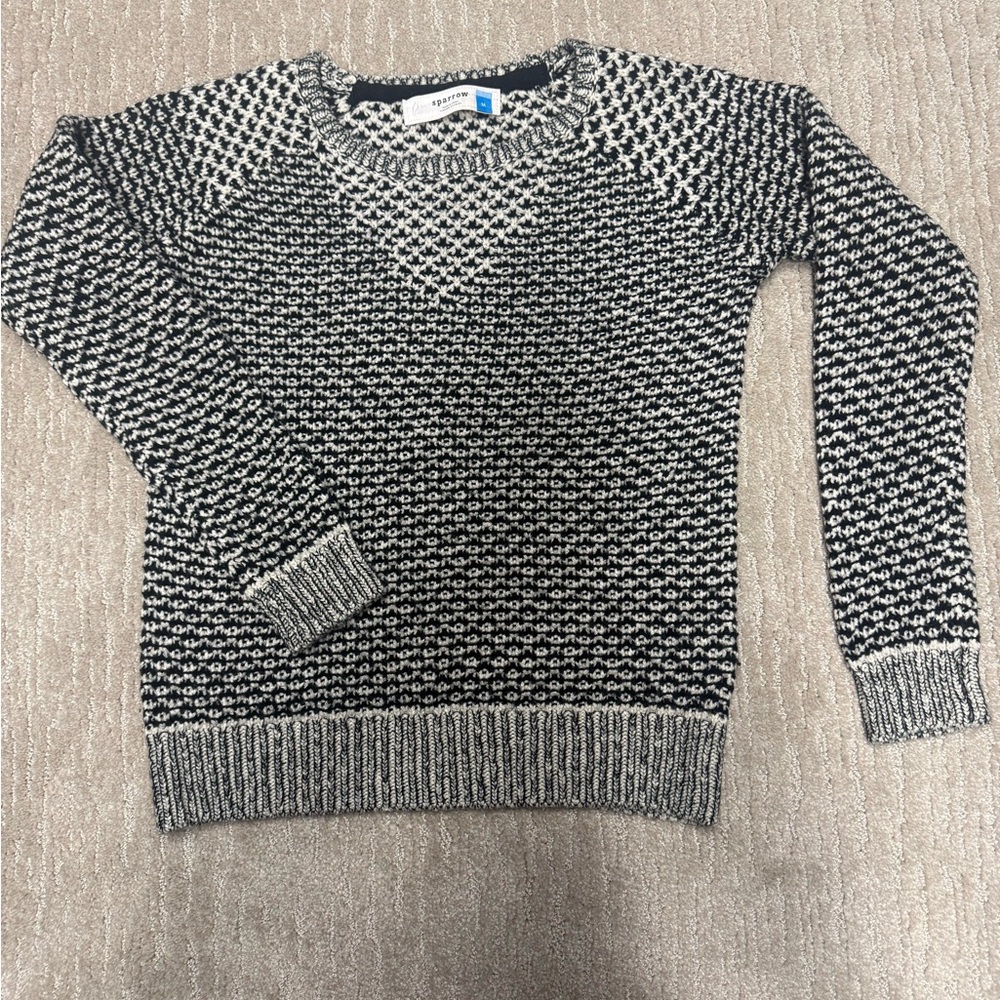 Sparrow Monochrome Knit Top-Anthropology